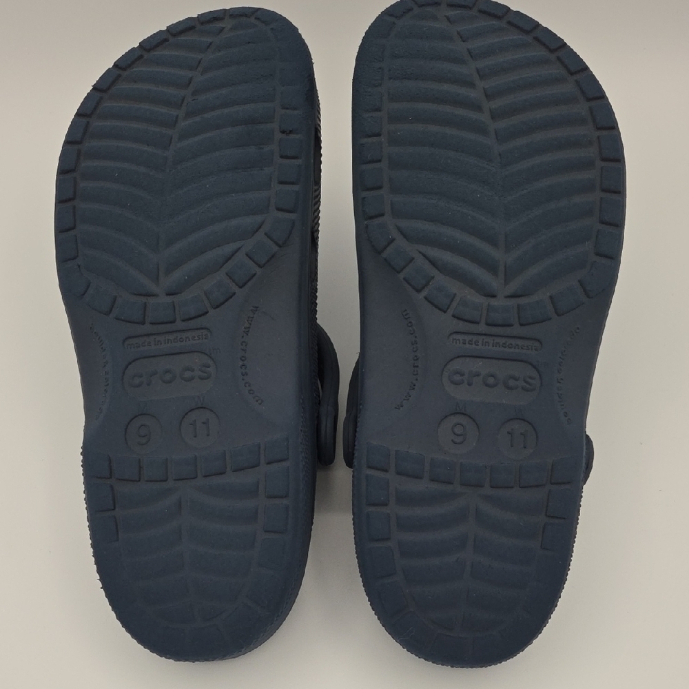 CROCS Classic Unisex Navy Blue Clog Slip On M- 9 W- 11 - Picture 5 of 7